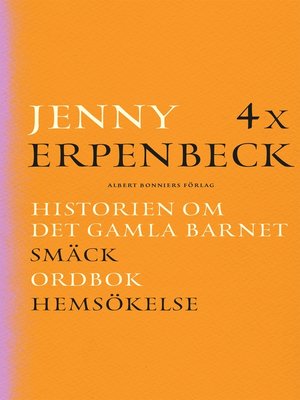 cover image of 4 x Erpenbeck
